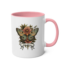 Load image into Gallery viewer, Mug - Pastel Tattoo Moth &#39;Stay Strong&#39; Coffee Mug, 11oz