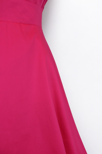 Hot Pink Sweetheart Cocktail Strap Dress w/Pockets XS-3XL
