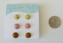 Load image into Gallery viewer, Pan Dulce Stud Earrings Multipack