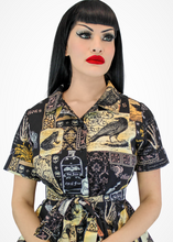 Load image into Gallery viewer, Edgar Allan Poe Circle Dress
