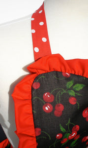 "Whisked Away" Black Cherry Apron