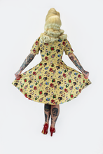 Load image into Gallery viewer, Tattoo Art Vintage Inspired Dress / Rockabilly Pinup Dress