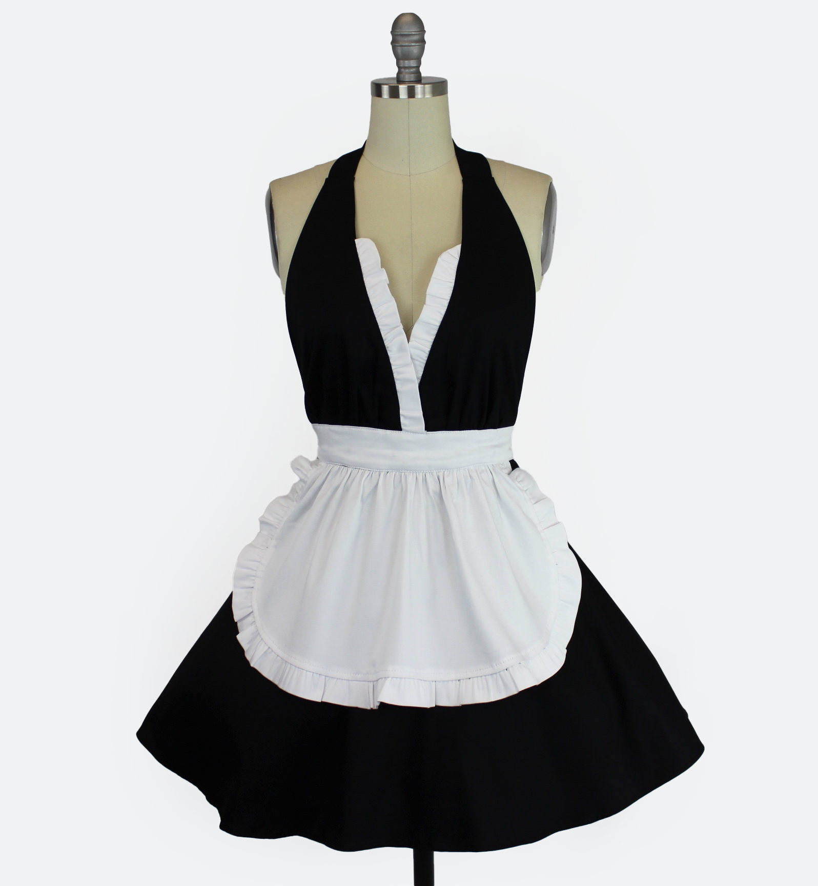 Black and White Sweet French Maid Hostess Vintage Inspire – Vintage Galeria Black and White Sweet French Maid Hostess Vintage Inspire – Vintage Galeria