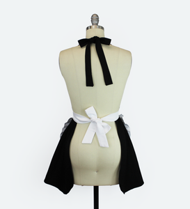 Black and White Sweet French Maid Hostess Vintage Inspire