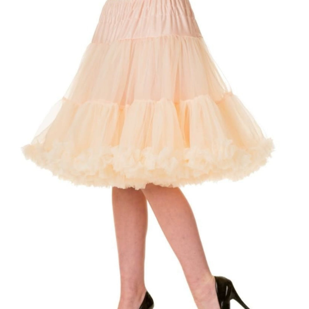 Banned Apparel: Petticoat Champagne- XS\S