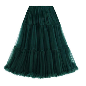 Banned Apparel: Petticoat Bottle Green- XS\S