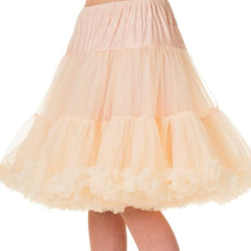 Banned Apparel: Petticoat Champagne- M\L