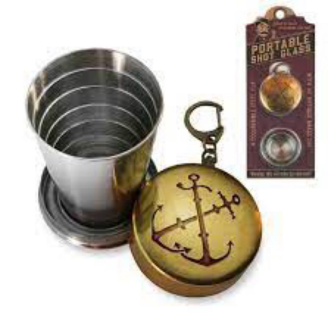 Trixie & Milo Portable Shot Glass/ Anchors