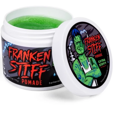 Frankenstiff Pomade, open lid