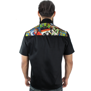 Men's Hollywood Monsters Western Top, back