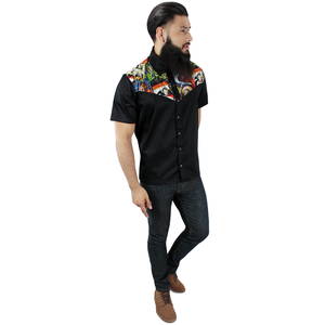 Men's Hollywood Monsters Western Top, side