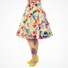 Load image into Gallery viewer, floral circle skirt 