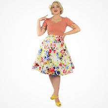 Load image into Gallery viewer, floral circle skirt 