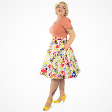 Load image into Gallery viewer, floral circle skirt 