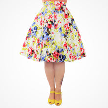 Load image into Gallery viewer, floral circle skirt 