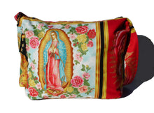 Load image into Gallery viewer, &quot;What a Square&quot; Guadalupe Red Messenger Bag