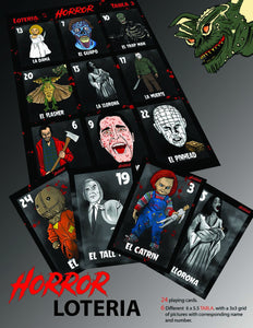 Horror Parody Loteria by Ruthlezz Society