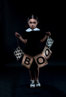 Girl wearing dress, Girl holding 